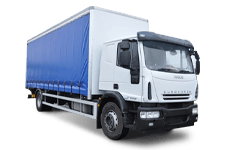 Car Hire Falmouth - 18 Tonne Curtain Side Truck - Truck hire Falmouth