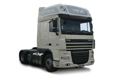 Car Hire Falmouth - 44 Tonne Sleeper Truck - Truck hire Falmouth