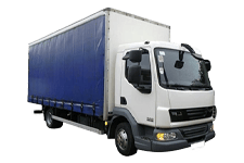 Car Hire Falmouth - 7.5 Tonne Curtain Side Truck - Truck hire Falmouth