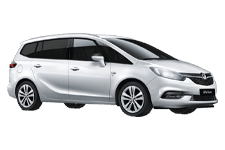 Car Hire Falmouth - Vauxhall Zafira 7-Seater - Minibus hire Falmouth